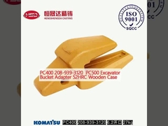PC400 208-939-3120 PC500 खुदाई करने वाली बाल्टी एडाप्टर 52HRC लकड़ी के मामले