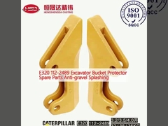 E320 112-2489 खुदाई करने वाली बाल्टी रक्षक स्पेयर पार्ट्स एंटी-ग्रेव स्प्लिटिंग