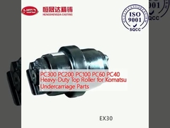 PC300 PC200 PC100 PC60 PC40 कोमात्सु अंडरकार पार्ट्स के लिए भारी शुल्क शीर्ष रोलर