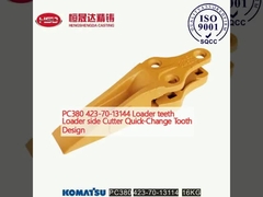 PC380 423-70-13144 लोडर दांत लोडर साइड कटर त्वरित-चेंज टूथ डिजाइन