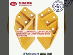 एक्सडी 210 एक्सडी 200 एक्सडी 150 एक्सडी 60 हुंडई खुदाई साइड कटर डबल ब्लेड प्रबलित
