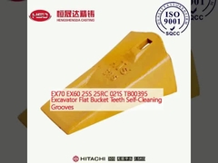EX70 EX60 25S 25RC 021S TB00395 खुदाई मशीन फ्लैट बाल्टी दांत स्व-सफाई ग्रूव्स