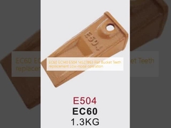 EC60 EC140 E504 14527863 फ्लैट बकेट दांत प्रतिस्थापन कम शोर संचालन