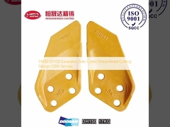DH55 DH150 खुदाई पक्ष काटनेवाला सुव्यवस्थित काटने डिजाइन OEM सेवा