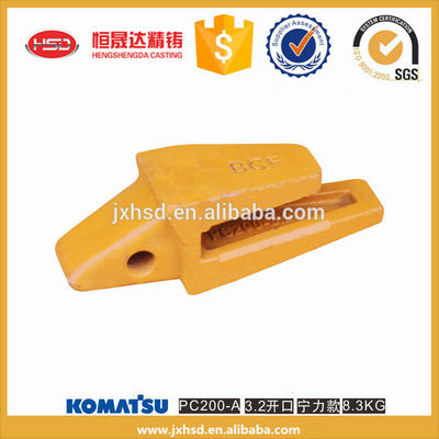 excavator replacement parts bucket tips adapter for PC200