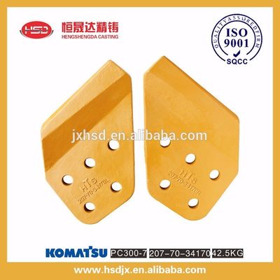Earth moving machine excavator bucket cutting edge/ side cutters