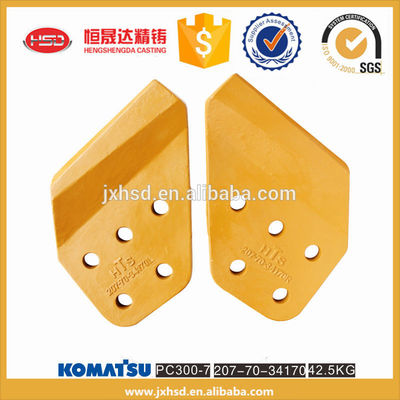 Earth moving machine excavator bucket cutting edge/ side cutters