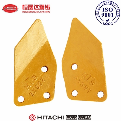 EX55 EX70 EX80 EX120 HITACHI खुदाई मशीन साइड कटर अनुकूलित दांत कोण ब्लेड