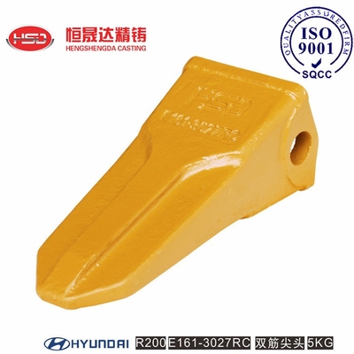 R200 R210 R210RC E161-3027RC 61N6-31310 प्रभाव प्रतिरोधी बाल्टी दांत फ्लैट