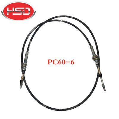 PC60-6 खुदाई स्पेयर पार्ट्स थ्रॉटल केबल मोटर लाइन